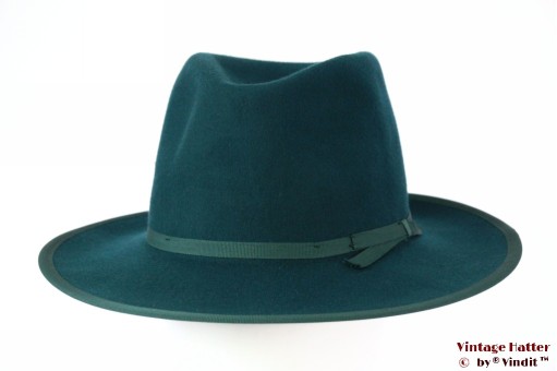 Fedora Brixton Manhattan turkois felt 58,5 [New Sample]