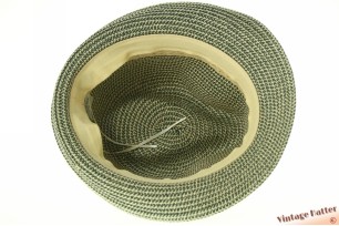 Summer trilby hat green coated paper 56-57 [new]