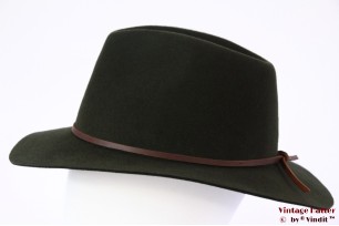 Gleufhoed Brixton Wesley moss donker groen 59 [Nieuwe Sample]
