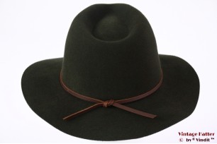 Gleufhoed Brixton Wesley moss donker groen 59 [Nieuwe Sample]