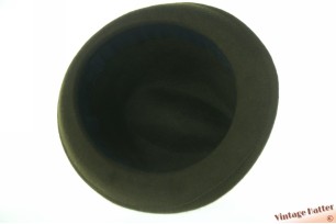 © VintageHatter.com | u-6014-56-1 Fedora green felt with feathers 56 Fedora green felt with feathers 56