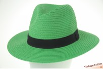 Zomer gleufhoed gecoat papier groen 56-58 [nieuw]