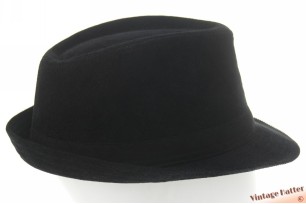 Trilby zwart ribfluweel recent model 58 [als nieuw]