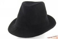 Trilby (recent model) zwart zacht flexibel fluweel 57