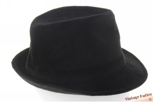 Trilby (recent model) black soft flexible velvet 57
