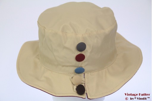 Dames regenhoed Hawkins met knopen beige 54-58 [nieuw]