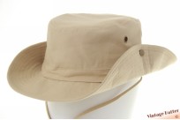 Australian bush hat with side buttons beige cotton 58 [new]