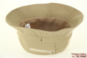 Summer fisherman buckethat greenish beige cotton with pockets 57 [new]