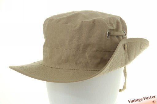 Safari bush hat Outdoor Adventure beige cotton with snapbuttons on side 61 (XL) [new]