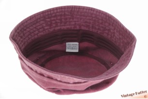 Buckethat burgundy purple prewashed cotton 58 [new]