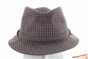 Fisherman trilby lavender grey and blue wool from Sweden 57