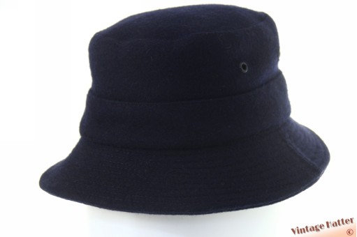 Fisherman hat dark blue wool 53 (XXS) Fisherman hat dark blue wool 53 (XXS)