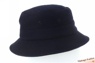 Fisherman hat dark blue wool 53 (XXS)
