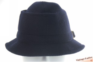 Vissershoed donker blauw wol mix 54 (XS)