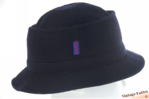 Vissershoed donker blauw wol mix 54 (XS)