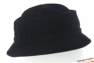 Vissershoed donker blauw wol en kashmir 55-56