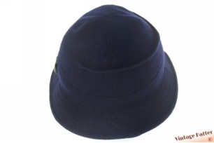 © VintageHatter.com | v-5004-57-3 Fisherman hat dark blue wool mix 57 Fisherman hat dark blue wool mix 57