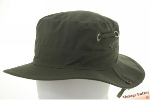 Safari bush hoed Outdoor Adventure groen katoen met drukknopen aan zijkant 58 [nieuw]