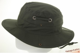 Safari bush hoed Outdoor Adventure groen katoen met drukknopen aan zijkant 58 [nieuw]