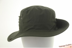 Safari bush hoed Outdoor Adventure groen katoen met drukknopen aan zijkant 58 [nieuw]