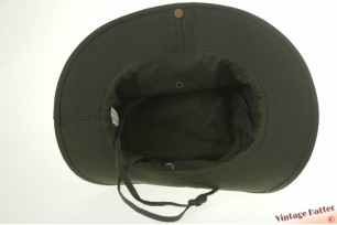 Safari bush hoed Outdoor Adventure groen katoen met drukknopen aan zijkant 58 [nieuw]