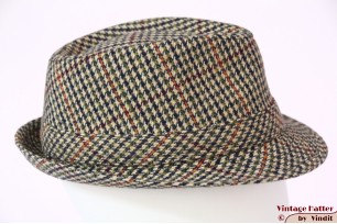 Trilby Hawkins tweed-stijl groen bruin 57 [nieuw]