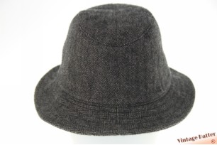 Flexibele zachte vissershoed Marc O'Polo grijs visgraat katoen mix 56-57