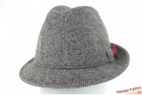 Vissershoed trilby Moriarty grijs wol visgraat 58 Vissershoed trilby Moriarty grijs wol visgraat 58