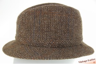 Vissershoed trilby St. Michael bruin wol 56,5