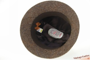 Vissershoed trilby St. Michael bruin wol 56,5