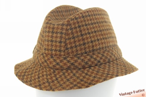 Fisherman hat Mayser beige brown new wool 56