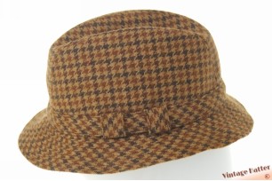 Fisherman hat Mayser beige brown new wool 56
