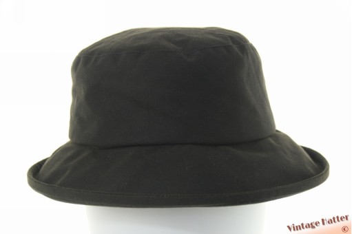 © VintageHatter.com | v-8019-57-1 Buckethat FieldPro donker bruin gewaxt katoen 57 Buckethat FieldPro donker bruin gewaxt katoen 57
