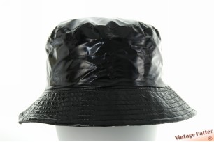 Regenhoed buckethat zwart PVC 57-58 [nieuw]