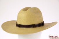 Zomer Western hoed Brixton x Fender Paycheck geel beige 57,5 [Nieuwe Sample]