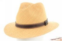 Zomer Panama gleufhoed Göttmann natuurlijk geel beige stro 55 (S) [nieuw]