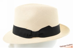 Genuine Panama hat Seeberger natural white straw 58-59 [new sample]