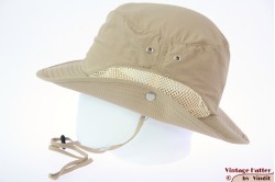 Summer safari hat Hawkins khaki beige with mesh 60 (XL) [new]