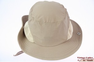 Summer safari hat khaki beige with mesh 59 [new]