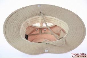 Summer safari hat khaki beige with mesh 59 [new]