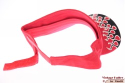 Visor SkyHigh red with black flames and velcro 52-63 [new]