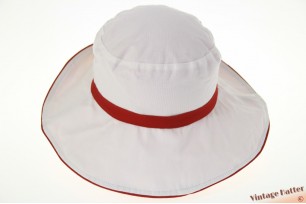Zonnehoed Hawkins rood wit omkeerbaar 56 [nieuw]