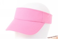 Zonneklep met klittenband licht roze katoen 53-64 [nieuw]