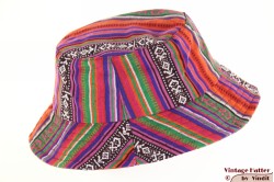 Summer buckethat Hawkins Aztec style orange pink purple 57 [new]
