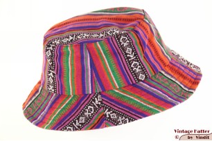 Summer buckethat Hawkins Aztec style orange pink purple 59 [new]