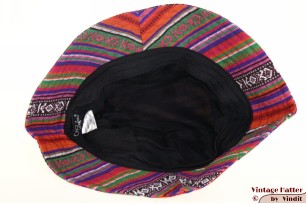 Summer buckethat Hawkins Aztec style orange pink purple 59 [new]