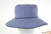 Zonnehoed Hawkins blauw wit omkeerbaar 57 [nieuw]