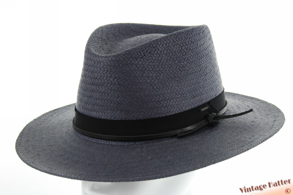 Zomer gleufhoed Bailey Hats Dreyer grijs stro 61 (XL) [nieuw]