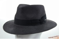 Summer straw panama hat Stetson Traveller Viscose anthracite L 59,5 [new]
