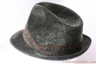 Fedora fur felt grey 57/58